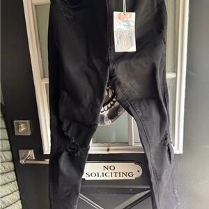 Wax Jean Black Mom Jeans NWT